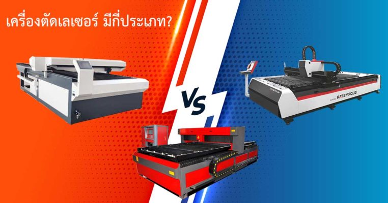 เครื่องตัดเลเซอร์มีกี่ประเภท?